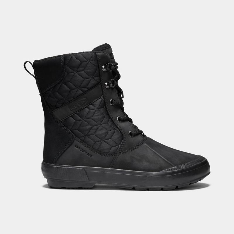 Botas De Invierno Keen Elsa II Waterproof Quilted Para Mujer Negros - Botas Keen Mexico (346791-URX)